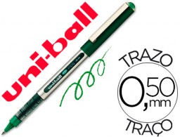 Bolígrafo roller uni-ball eye UB-150 tinta verde 0,7 mm.